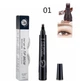 Водостійкий олівець для брів Tint My 4 з мікроблейдінговим ефектом 02 Dark brown 5г - зображення 2