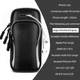 Універсальна сумка-чохол для смартфона на руку Black-Gray - зображення 5