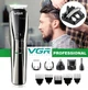 Мощная машинка триммер VGR PROFESSIONAL GROOMING KIT беспроводной мультитриммер, Машинка для стрижки для волос с насадками для тела, бороды носа и ушей с USB зарядкой - изображение 1