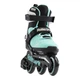 Ролики детские Rollerblade Microblade Free 3WD G Agua White 2022 (Бело-бирюзовый, 28-32) - изображение 4