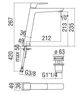 Смеситель для раковины NOBILI Acquaviva VV103128/2CR - изображение 3