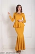Жіноче плаття Подіум Laura 20931-MUSTARD S Гірчичний - зображення 1