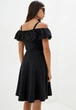 Летнее платье на бретелях с рюшами Подіум 25860-BLACK S Черный - изображение 3