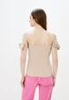 Женская блузка Подіум Santana 21368-BEIGE S Бежевый - изображение 3