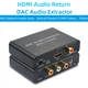 Адаптер HDMI ARC - Optical - Coaxial перетворювач екстрактор конвертер аудіо звуку в 5.1 Toslink / Коаксіальний + Аналоговий стерео 2.0 RCA тюльпани / міні джек 3.5 мм (AY80_PRO) - зображення 1