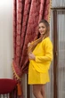 Женский кардиган Подіум Mirabilis 17941-YELLOW L Желтый - изображение 3