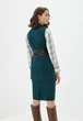 Женская безрукавка с поясом Подіум Alvina 27552-DARKGREEN S Зеленый - изображение 3