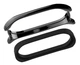Кожаный ремешок Primo Mijob для фитнес браслета Xiaomi Mi Smart Band 7 - Black Primo черный - изображение 4