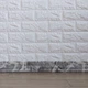 Гнучкий самоклеючий плінтус / багет Sticker Wall 2350х80мм чорний мармур - зображення 1