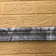 Гнучкий самоклеючий плінтус / багет Sticker Wall 2350х80мм чорний мармур - зображення 3
