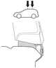 Монтажный комплект Thule 1399 для Nissan Note (mkI) 2004-2013 / Livina (mkI) 2006-2013 (TH 141399) - изображение 2