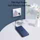 УМБ Baseus S10 1in2 Bracket 10000mAh 18W QC3.0 PD с Беспроводной зарядкой Qi 10W Синий - изображение 12
