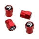 Колпачки на ниппель для авто Ситроен Alitek Short Red Citroen (4 шт) (67373) - изображение 3