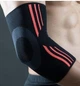 Налокотники спортивні Power System Elbow Support Evo PS-6020 Black/Orange L - зображення 2