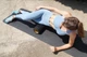 Ролик масажний спортивний тренувальний (роллер) PowerPlay 4025 Massage Roller Чорно-помаранчевий (33x15см.) (SK-NPP_4025_Black/OrangeS) - зображення 5