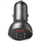 Автомобильное зарядное устройство Baseus TZCCBX-C0G 2USB Black + Cable Type-C - изображение 2