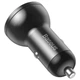 Автомобильное зарядное устройство Baseus TZCCBX-C0G 2USB Black + Cable Type-C - изображение 7