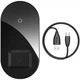 Беспроводное зарядное устройство Baseus Simple 2 in 1 (Phone + Pods) 18W WXJK-01 Black - изображение 1