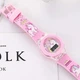 Дитячий електронний наручний годинник Unicorn Collection (єдиноріг) Light Watch з підсвічуванням 2 в 1 рожевий - зображення 4