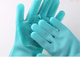 Силіконові багатофункціональні рукавички для миття та чищення Magic Silicone Gloves Бірюза - зображення 9