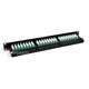 Патч-панель W&T 48 портов RJ-45 cat.5e 19" 1U UTP cat.5e с держателем кабеля (WT-2264-CAT.5E) - изображение 2