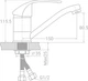 Смеситель-кран кухонный TAU SM-1B144C - изображение 7