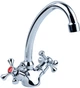 Кухонная мойка KRONER (KRP) Satin-3838 D0.6T160 + смеситель кухонный TAU VN-5B160C - изображение 7