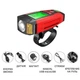 Велозвонок с компьютером и фарой AS0808-XPG+2LED(yellow)+COB(red), выносная кнопка - изображение 1
