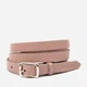 Женский ремень кожаный Grande Pelle leather-11372 94 см Розовый - изображение 1