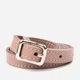 Женский ремень кожаный Grande Pelle leather-11372 94 см Розовый - изображение 2