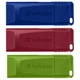 USB флеш накопичувач Verbatim 3x16GB Slider Red/Blue/Green USB 2.0 (49326) - зображення 3