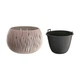 Горшок для цветов круглый Prosperplast Sandy Bowl с вкладышем 18х14см мокка (22981-7529) - изображение 1