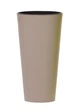 Горшок для цветов Prosperplast TUBUS SLIM EFFECT круглый с вкладышем 15х28см мокка (74945-7529) - изображение 2