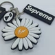 Брелок Jsstore Ромашка Білий/Чорний На рюкзак ключі одяг - зображення 2