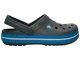 Чоловічі сабо, крокси Crocband Charcoal M11 (44) сірі з синім - зображення 1