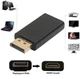 Перехідник адаптер DisplayPort на HDMI Чорний (24012142113) - зображення 1