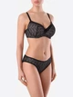 Бюстгальтер з кісточками Conte Tatouage Rb3041 16С-0074КСП 75F Чорний (4810226257722) - зображення 3