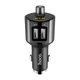 Беспроводной ФМ модулятор с авто зарядкой Hoco E19 2.4A/2 USB Metal Gray - изображение 5