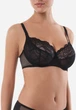 Бюстгальтер з кісточками Conte Lingerie Sonata Tb6057 70E Чорний (4810226393031) - зображення 1