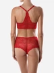 Бюстгальтер без кісточок Conte Lingerie Romantique RB7074 70C Червоний (4810226388266) - зображення 3
