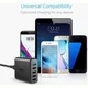 Мережевий зарядний пристрій Anker PowerPort 5 Speed - 51.5W 1xQC3.0 & 4xPIQ Black - зображення 2