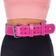 Пояс атлетический кожаный Fairtex 165086 размер XL Pink - изображение 3