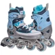 Роликовые коньки раздвижные Zelart Roller 2917 размер 33-36 Blue - изображение 1
