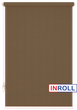 Ролета тканевая INROLL Есо-Mini 107,5х185 см BO Berlin Коричневый 301 Silver - изображение 1