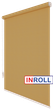 Ролета тканевая INROLL Есо-Mini 107,5х185 см Camila Светло-коричневый A633 - изображение 2