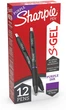 Набір гелевих ручок 12 шт автоматичних Sharpie S-Gel, Medium Purple Gel Ink Фіолетовий 0.7 мм (2126235) - зображення 1