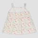 Майка H&M 68см білий квіти 4951016 - зображення 2