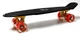 Скейтборд Пенні борд Penny Board 22" BLACK Чорний Світяться червоні колеса - зображення 2