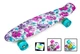 Скейтборд Пенни борд Penny Board 22" FLOWERS CHAMOMILE Цветы Светящиеся колеса - изображение 2