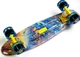 Скейтборд Пенни борд Penny Board 22" ACID Разноцветный Светящиеся колеса - изображение 5